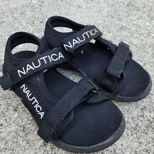 Nautica Kids Black Sandals